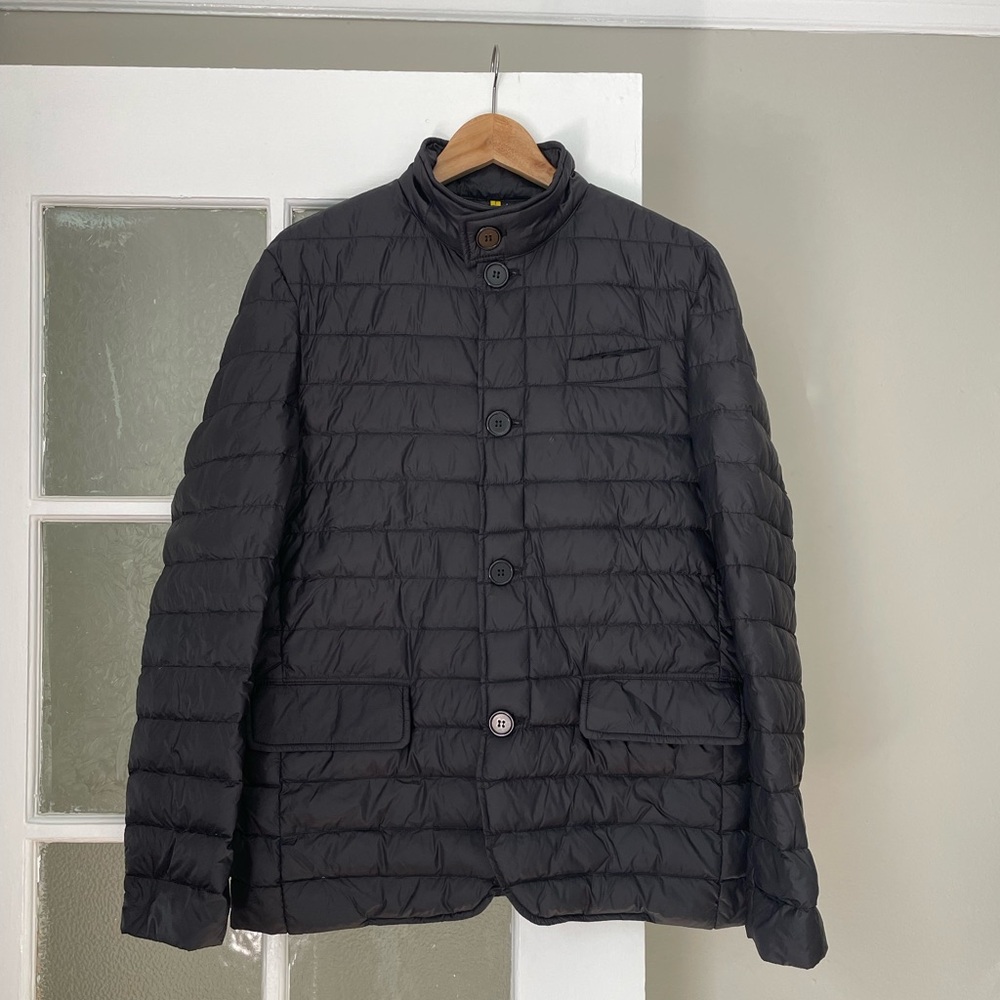 Cotes of London button-down down jacket black